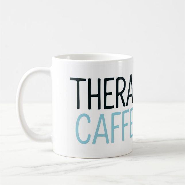 Terapierad och koffeinfri kaffemugg (Vänster)
