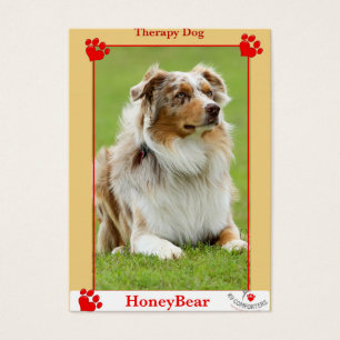 Terapihund för nappar K9 Visitkort
