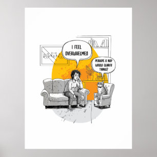 Terapikattsvilor Terapist Bevisat Poster