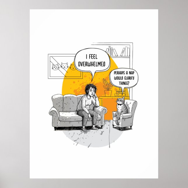 Terapikattsvilor Terapist Bevisat Poster (Framsidan)