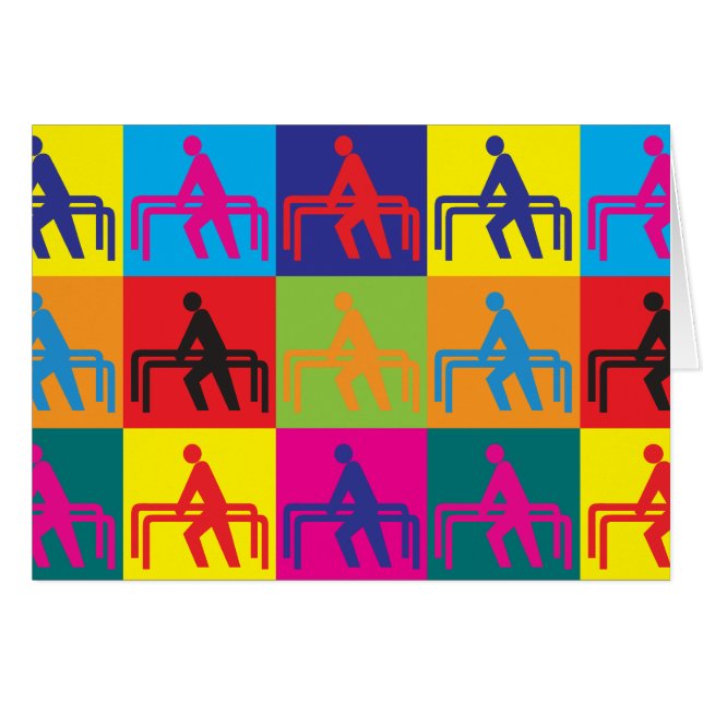 Terapipopkonst Hälsningskort (Framsidan Horizontal)