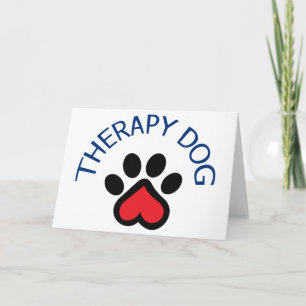 Terapisk Hund Kort