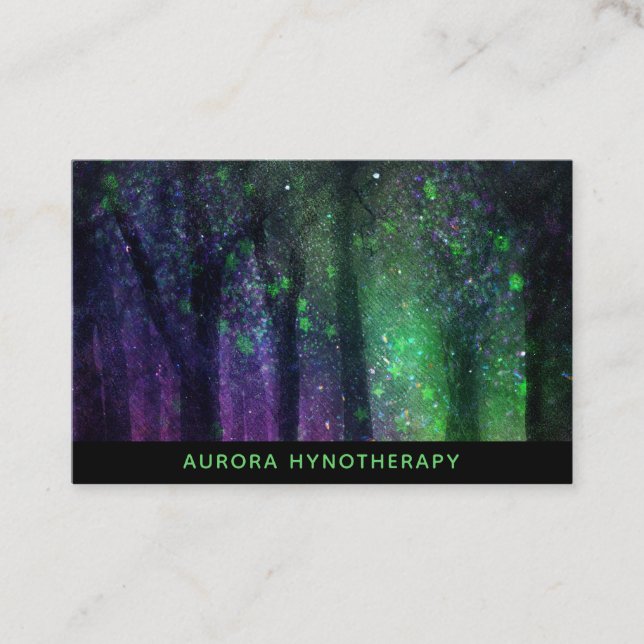 *~* Terapist Hypnoterapi Hypnosrådgivare Visitkort (Framsida)