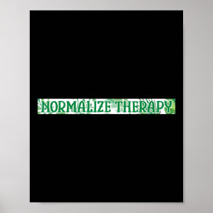Terapy Mental Health Awareness Warrior Counselor Poster