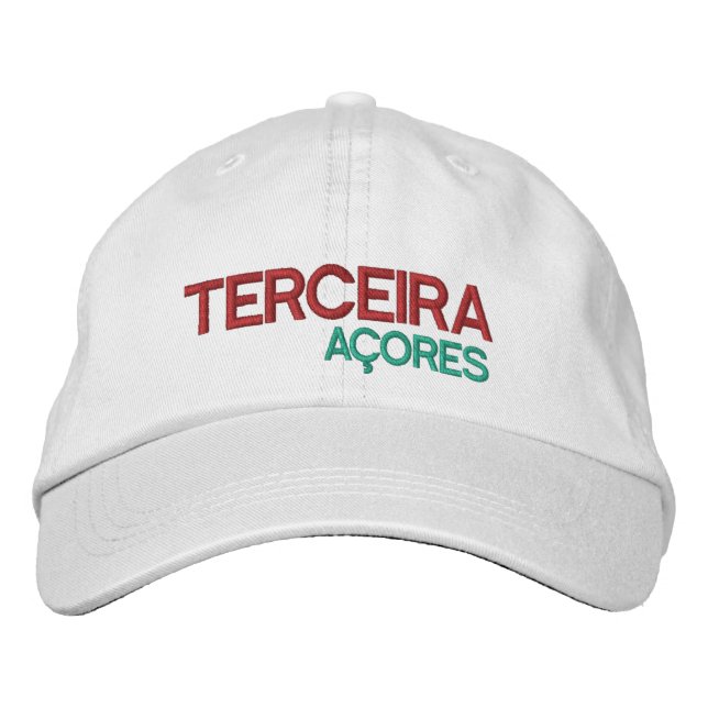 Terceira Azres Hat Broderad Keps (Framsida)