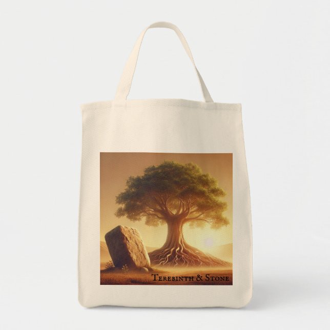 Terebinth & Stone Christian Tote Bag Tygkasse (Framsidan)