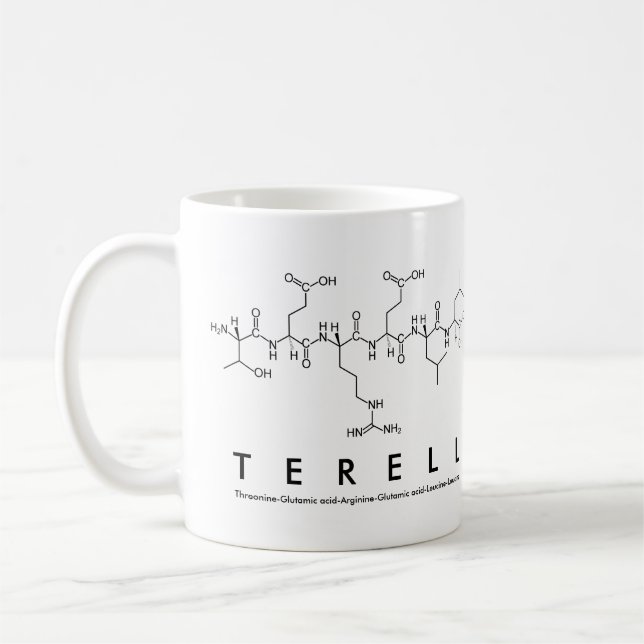 Terell peptide namn mugg (Vänster)