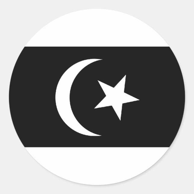 Terengganu, Malaysia Runt Klistermärke (Framsida)