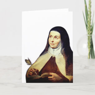 Teresa Ávila av Rubens Tack Kort