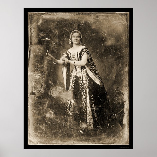 Teresa Truffi Daguerreotype 1848 Poster (Framsidan)