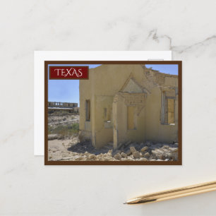 Terlingua Texas Gult Byggnad Big Bend Vykort
