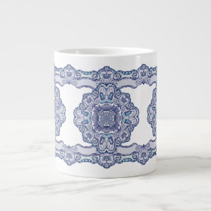 Termal Tumbler Blue China inspirerad Jumbo Mugg
