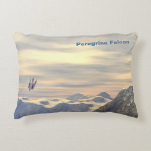 Terminalhastighet Peregrine Falcon Prydnadskudde