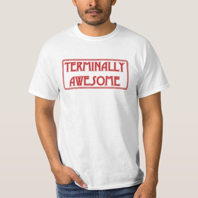 Terminally fantastisk tee (Framsida)