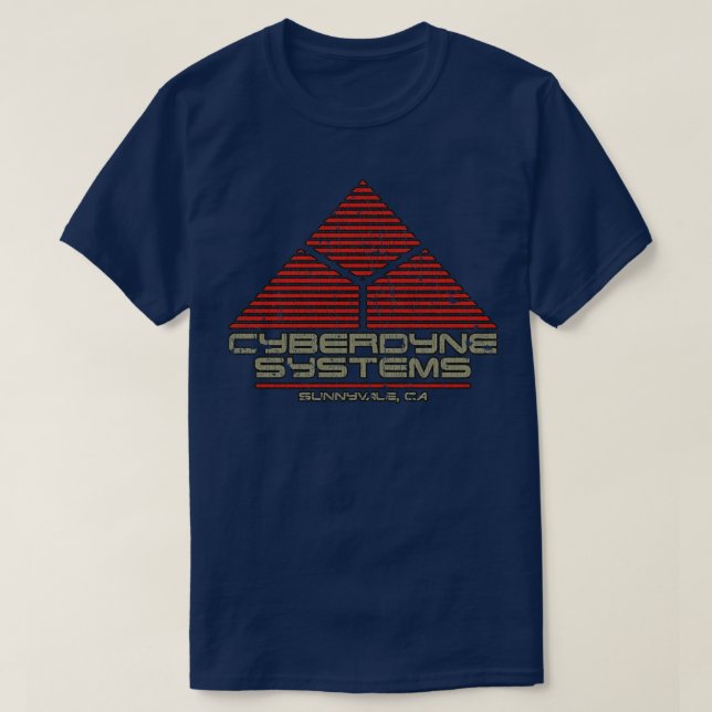 Terminator Cyberdyne Systems 2029 T Shirt (Design framsida)