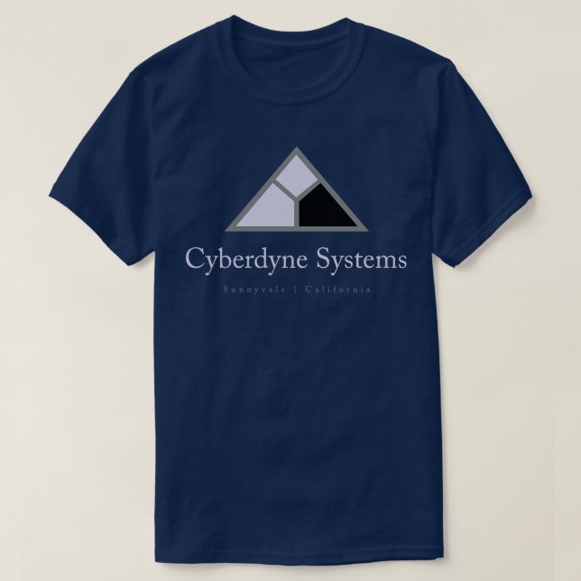 Terminator Cyberdyne Systems T Shirt (Design framsida)