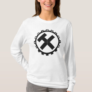 Terminatryx Black Gear Logotyp Shirt (Dam) T