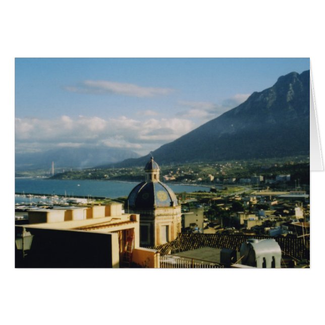 Termini Imerse, Sicilien, Italien Hälsningskort (Framsidan Horizontal)