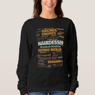 Terminologi för hårfrisörer, vanligen använda term t shirt