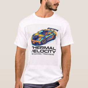 Termisk Hastighet GT3 Värmekartsgrafik T Shirt