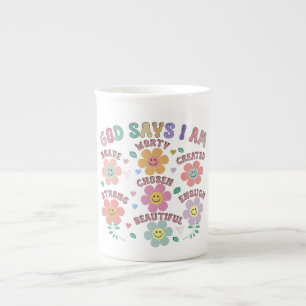 Termisk skakapparat med blomningsanvisning benporslin mugg