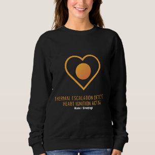 Termisk upptrappning upptäckt Heart Ignition Aktiv T Shirt