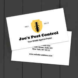 Termite Pest Control Exterminator Visitkort