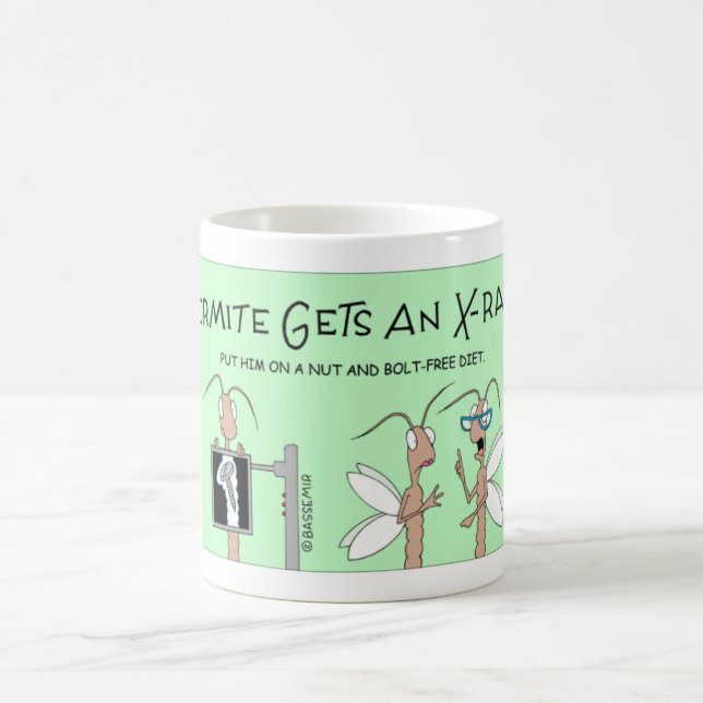 Termiten får en röntgenstråle kaffemugg (Center)