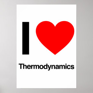 Termodynamik i kärlek poster