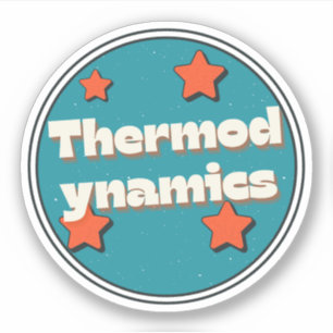 Termodynamik Klistermärken