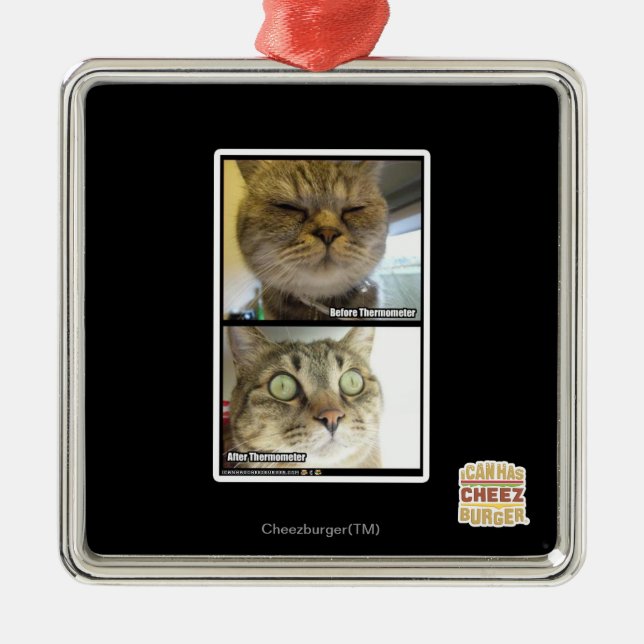 Termometer Julgransprydnad Metall (Framsidan)