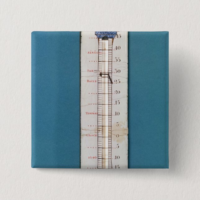 Termometer surmounted med en phrygian hätta knapp (Framsida)