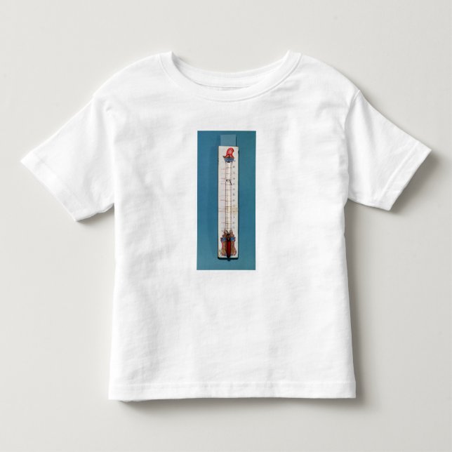Termometer surmounted med en phrygian hätta tee shirt (Framsida)