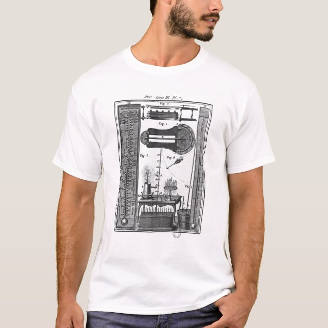 Termometrar och pyrometers t-shirt (Framsida)