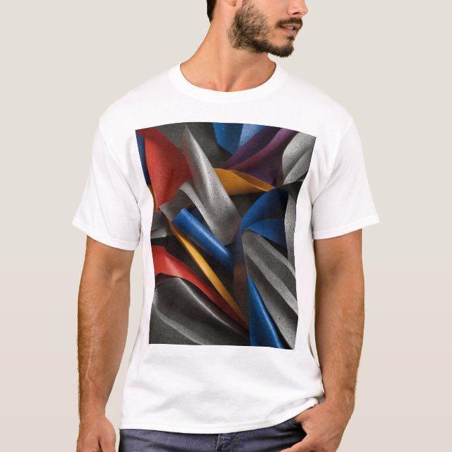 Termoplastiska polymerkompositens dynamiska skönhe t shirt (Framsida)