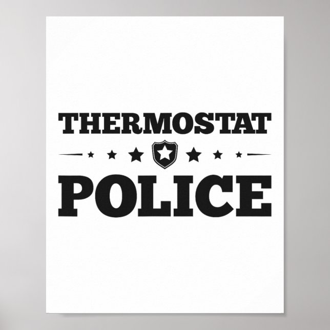 Termostatpolisens Roligt Pappa ger Fars dag Poster (Framsidan)