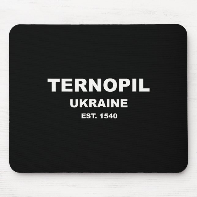 Ternopil Ukraina  Musmatta (Framsidan)