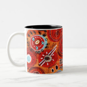 Terra Abstrakt Two-Tone Coffee Mugg