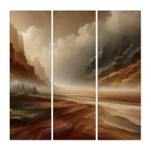 Terra Canyons Ember Ådror Målning