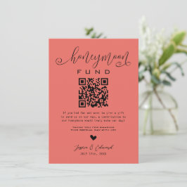 Terra Cotta HoneyMånfond Qr Code Minimal Modern