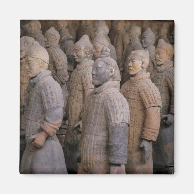 Terra Cotta-krigare i Emperor Qin Shihuang's Magnet (Framsidan)