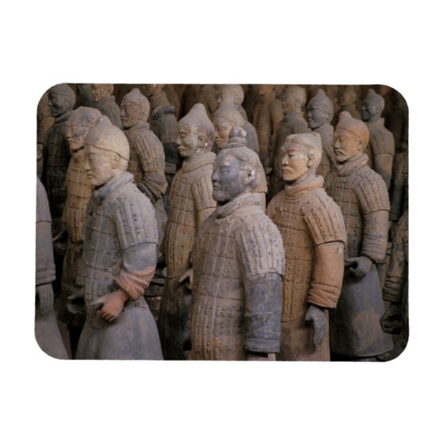 Terra Cotta-krigare i Emperor Qin Shihuang's Magnet (Horisontell)