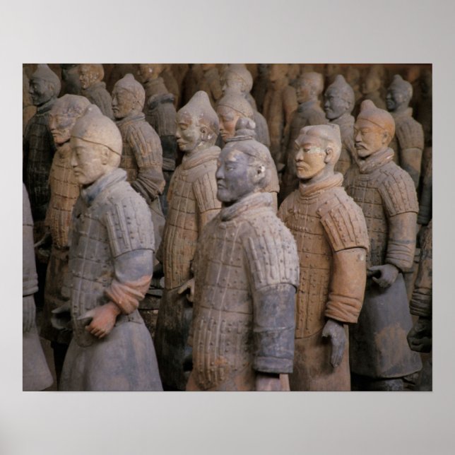 Terra Cotta-krigare i Emperor Qin Shihuang's Poster (Framsidan)