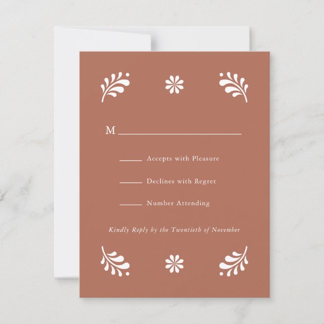 Terra Cotta Mexican OSA kort (Framsida)