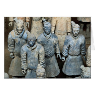Terra-cotta Warriors, Xi'an, China Hälsningskort