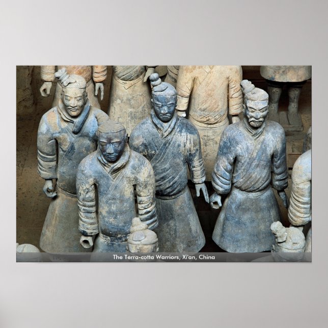 Terra-cotta Warriors, Xi'an, China Poster (Framsidan)