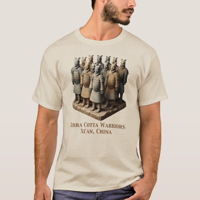 Terra Cotta Warriors: Xi'an, China T Shirt (Framsida)