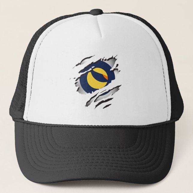 Terra Luna Riv Logoavslöjandebild - Truckerhatt Keps (Framsida)