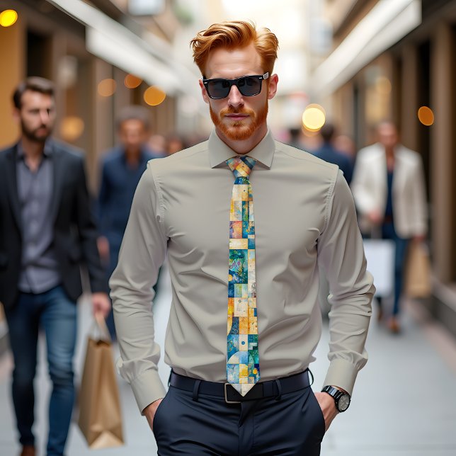 Terra Nova Abstrakt Art Tie Slips (Skapare uppladdad)