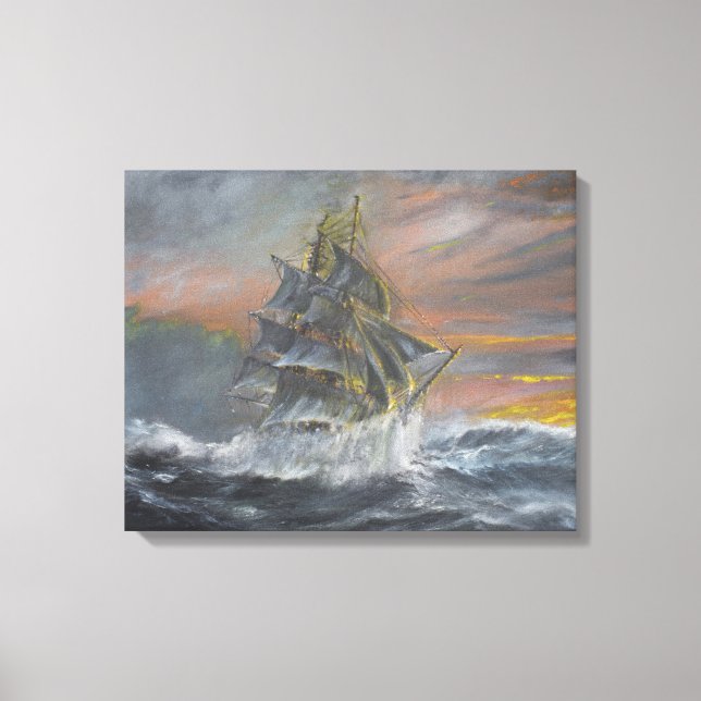 Terra Nova är en häftig Gale Dawn Canvastryck (Framsida)